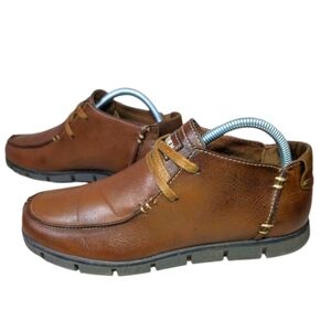 Steve Madden Wiley Dress Boots Brown Lace Up High Mid Top Men's Size 8